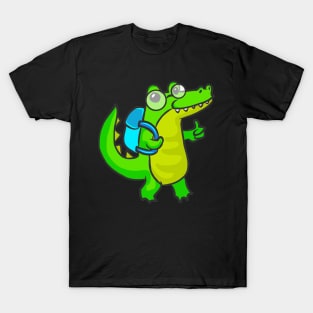 Crocodile animal motif alligator animal welfare for children T-Shirt